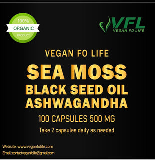 Sea Moss , Blackseed Oil , Ashwagandha Capsules (100)