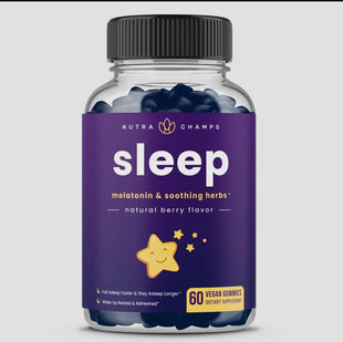 Sleep Gummies (60) berry flavor  melatonin herbs