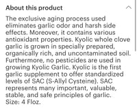 Kyolic Aged Garlic Extract Liquid 4oz