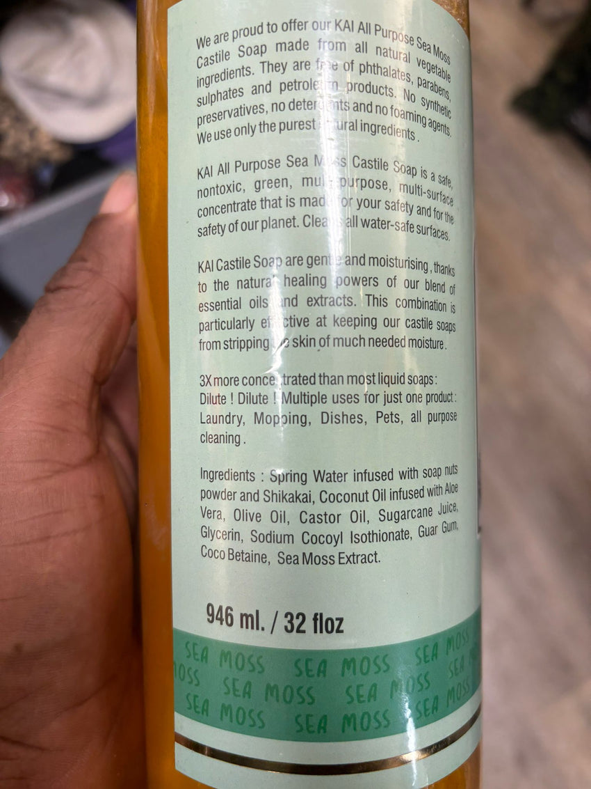 Sea Moss (All Purpose Castile Soap) 32oz