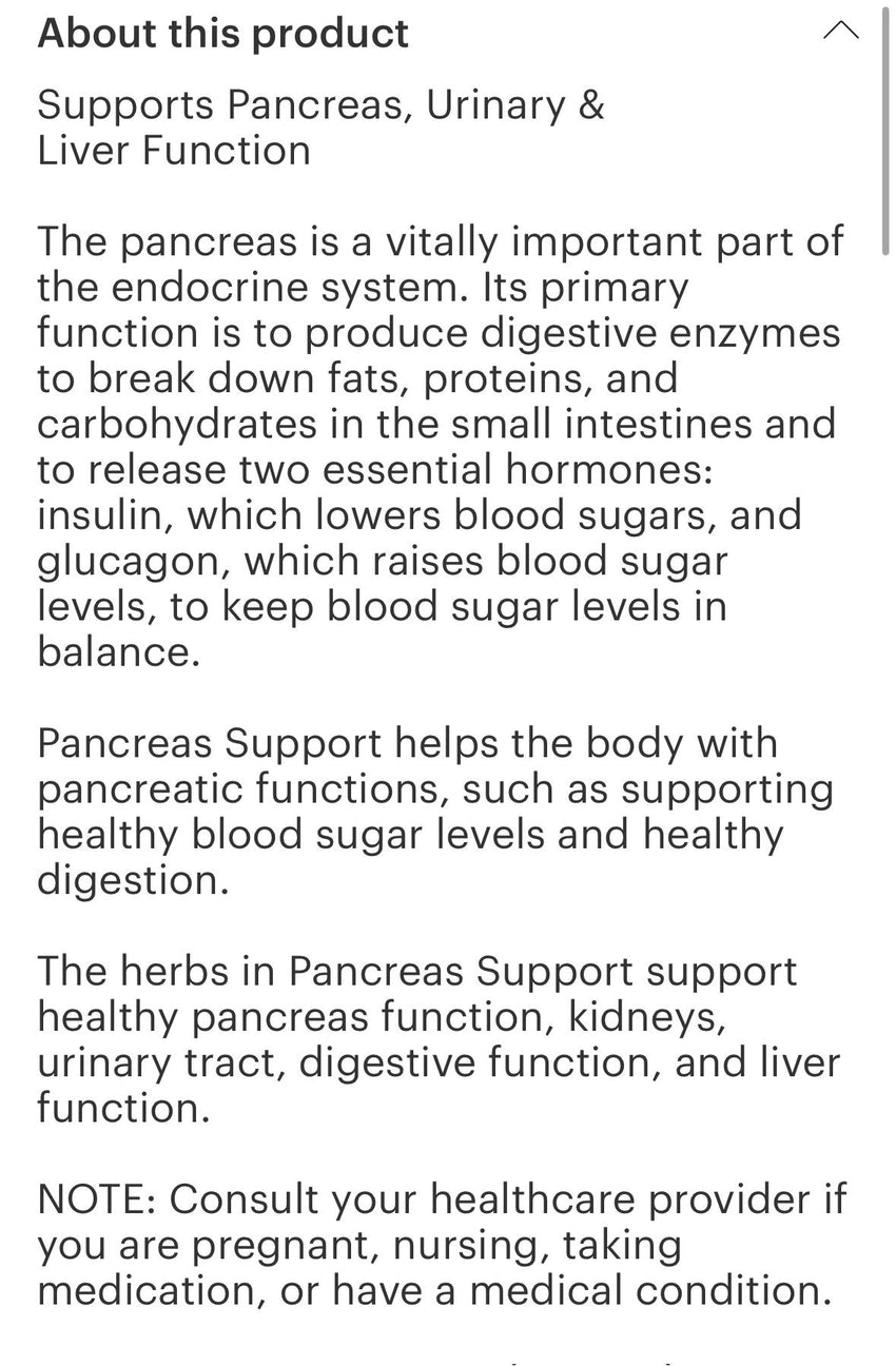 Pancreas Support 2oz