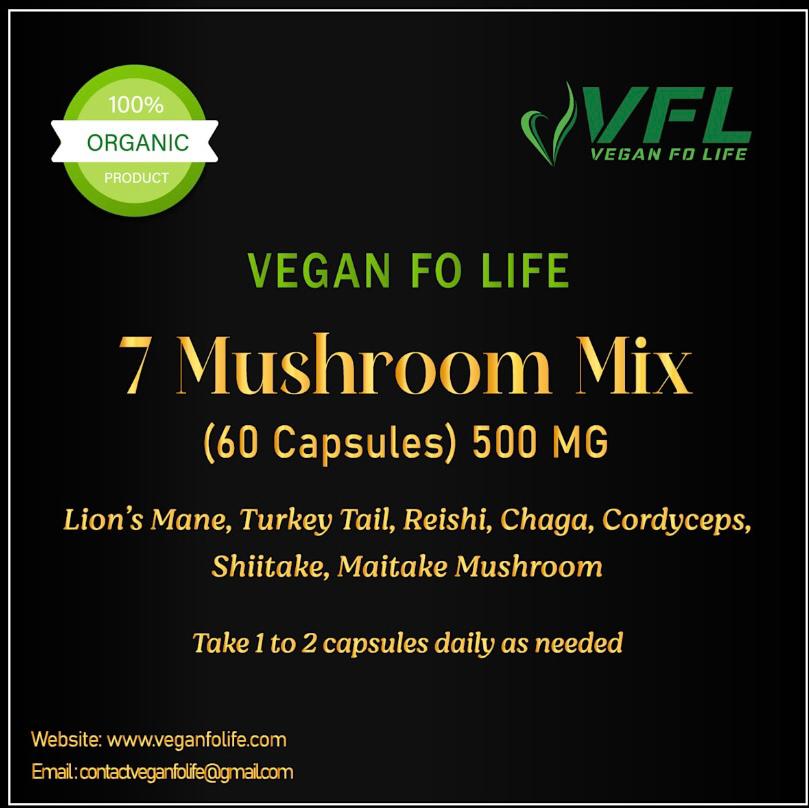 7 Mushroom Capsules Mix (60)