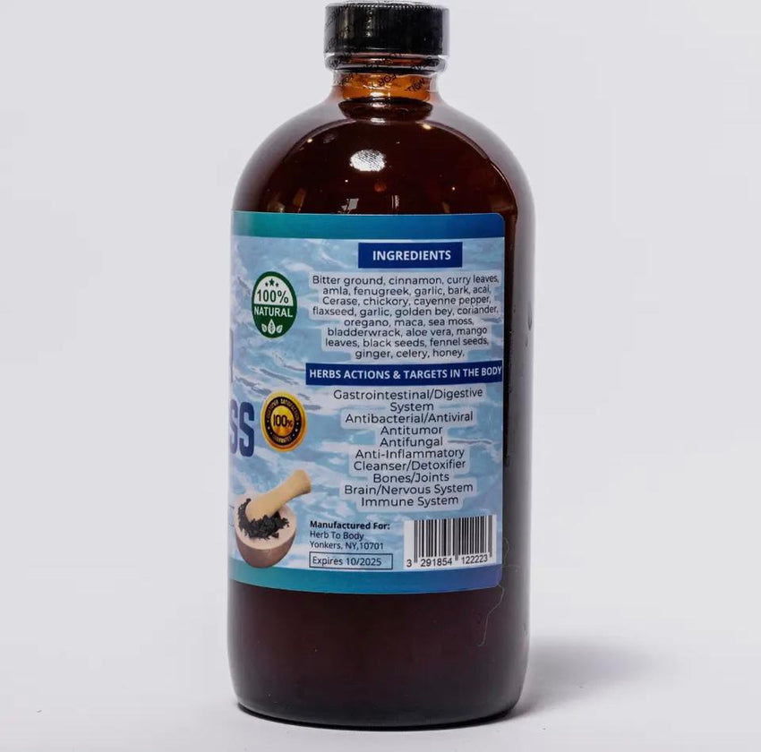 Sea Moss Bitters with Bladderwrack 16oz