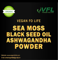 Sea Moss, Black Seed Oil.  Ashwagandha Powder 4oz