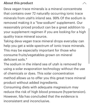 Trace Minerals Drops