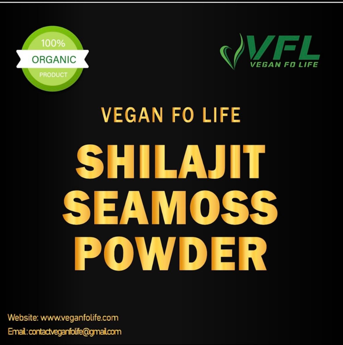 Shilajit & Sea Moss Powder 4oz